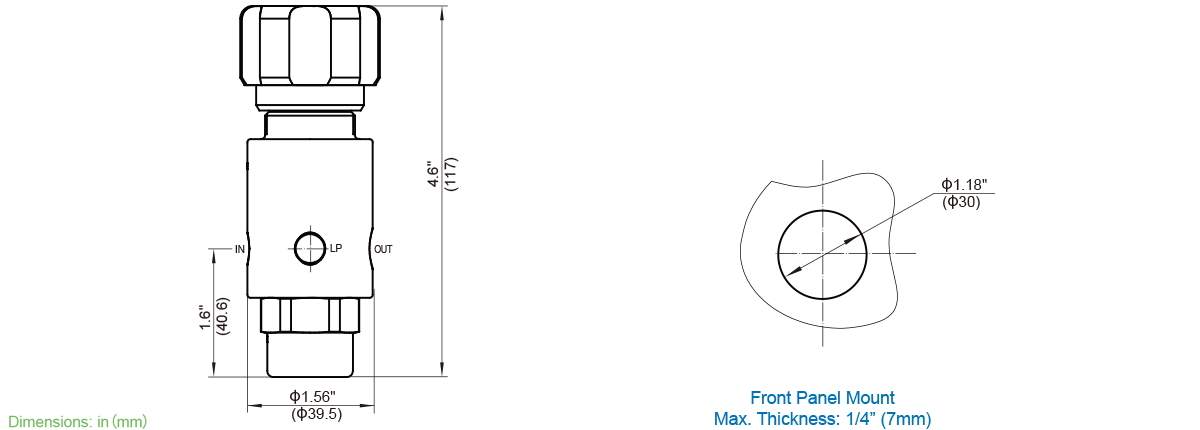 GENTEC R30 Series Dual Stage Regulator